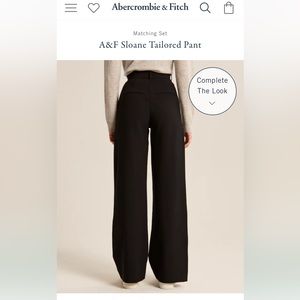 NWT, Abercrombie & Fitch Sloane Tailored Trouser